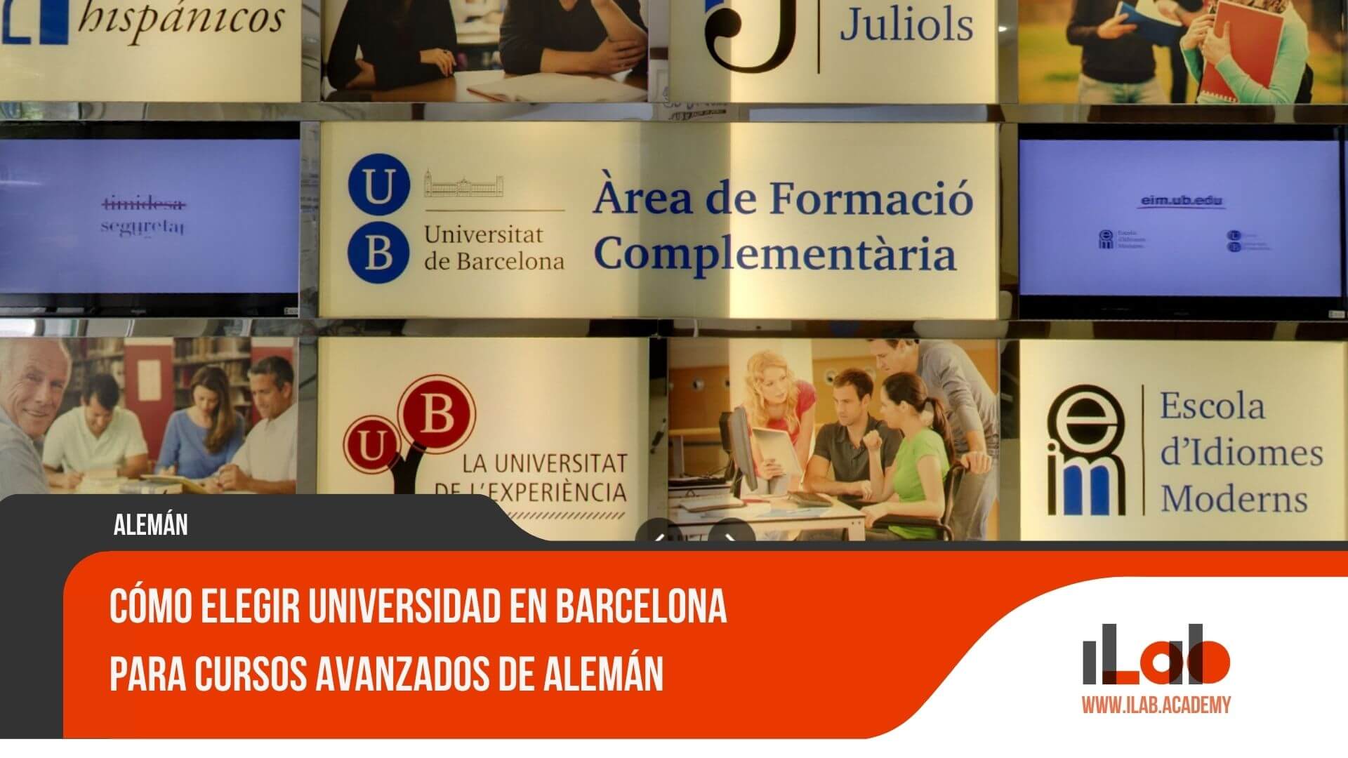 Cómo elegir universidad en Barcelona para cursos avanzados de alemán